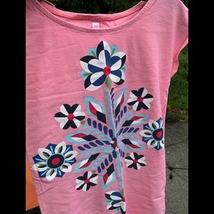 Tea Collection size 7 pink tunic top